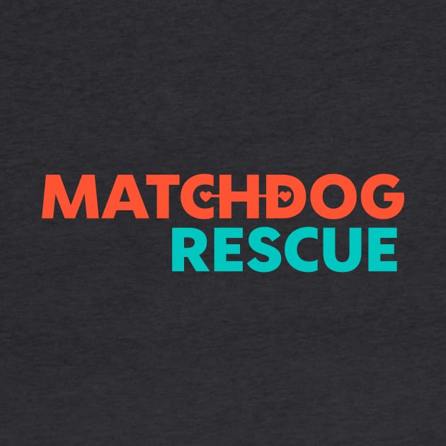 MDR logo orange and teal by matchdogrescue